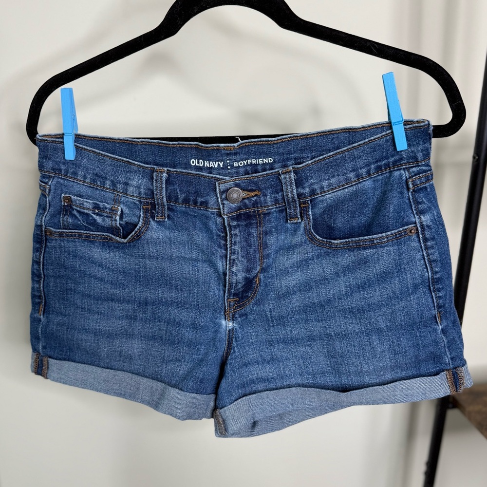 Old Navy Boyfriend Jean Shorts - Blue